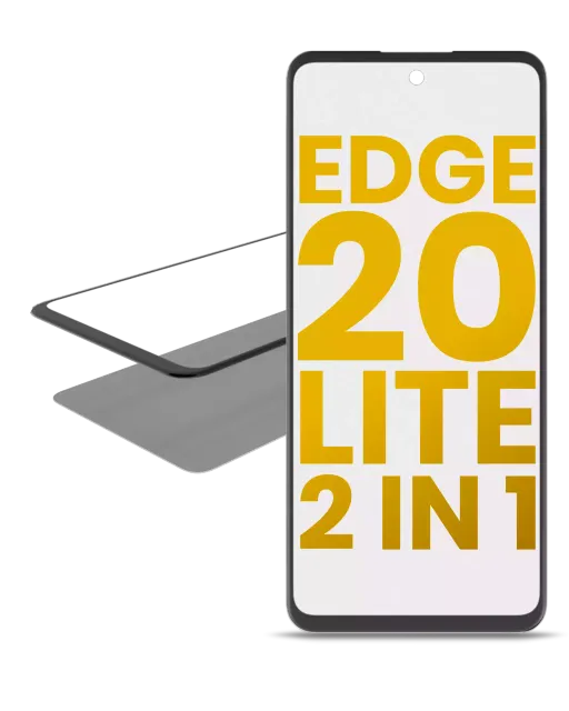 2v1 přední sklo s OCA (předinstalováno) pro Motorola Edge 20 Lite (XT2139-1 / 2021)