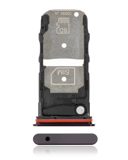 SIM šuplík (jedna SIM) pro Motorola Edge Plus 5G (XT2061 / 2020) (originál OEM) (Smokey Sangria)
