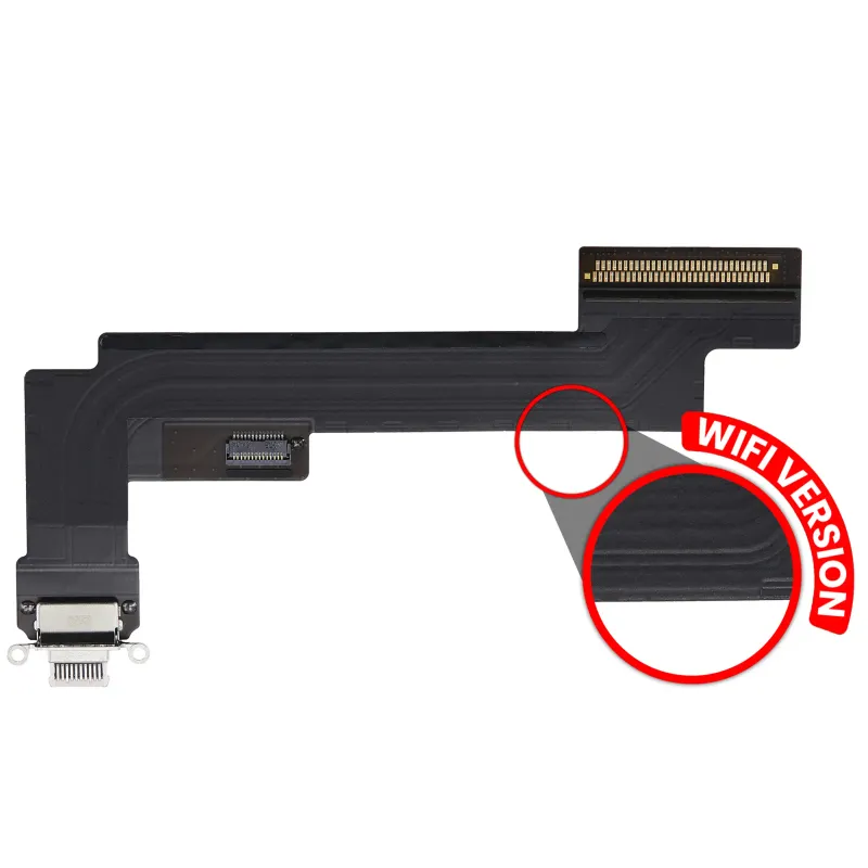 Flex kabel nabíjecího konektoru pro iPad Air 5 (jen WiFi) (Premium) (růžová)