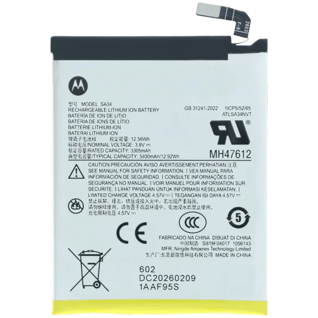 Baterie (hlavní) pro Motorola Razr Plus (XT2659 / 2026) (SA34) (originál OEM)
