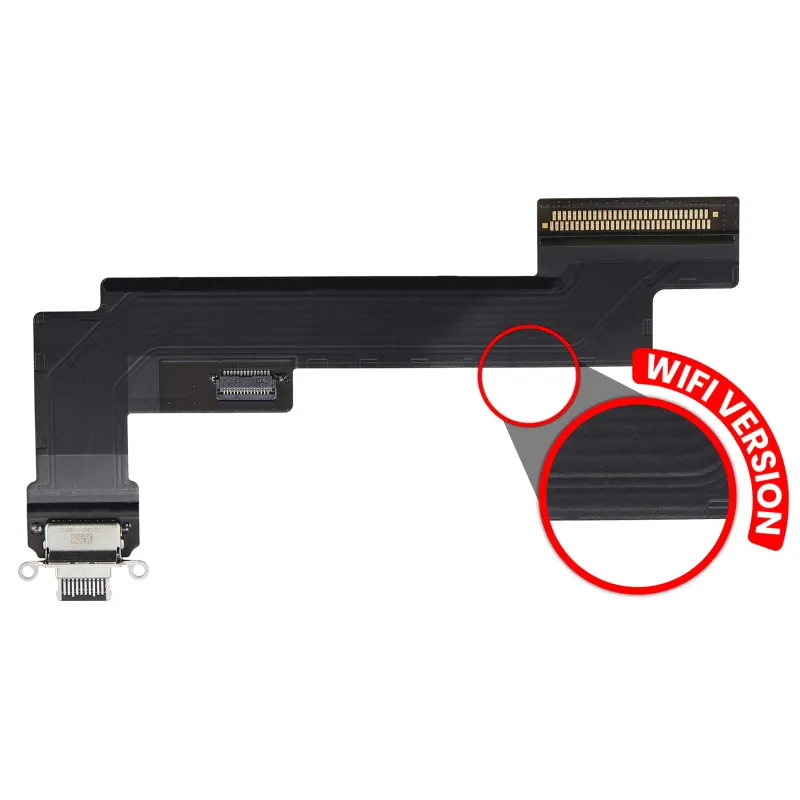 Flex kabel nabíjecího konektoru pro iPad Air 5 (jen WiFi) (Premium) (vesmírně šedá)