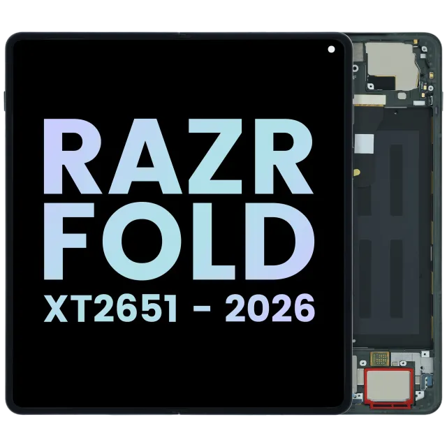 Kompletní OLED displej pro Motorola Razr Fold (XT2651 / 2026) (originál OEM) (Blackened Blue)