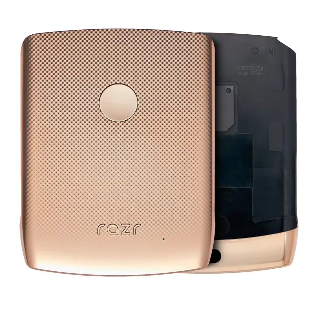 Zadní sklo pro Motorola Razr (XT2000-1 / 2019) (Blush Gold)