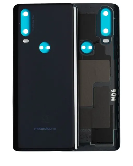 Zadní sklo pro Motorola One Action (XT2013-1 / XT2013-2 / XT2013-4 / 2019) (originál OEM) (Denim Blue)