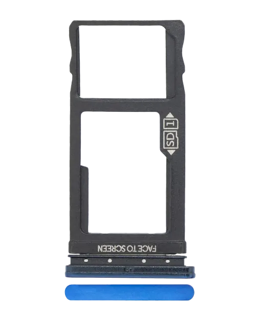 SIM šuplík (jedna SIM) pro Motorola One Vision (XT1970 / 2019) (Sapphire Blue)