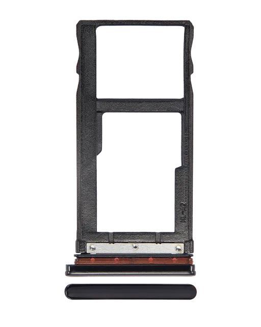 SIM šuplík (dvě SIM) pro Motorola One Vision (XT1970 / 2019) / P50 (XT1970 / 2019) (černá)