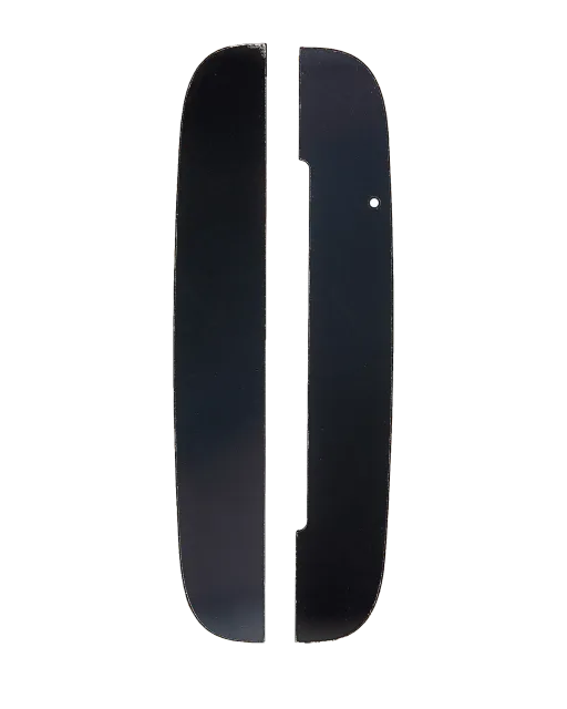 Horní a spodní zadní sklo Panels pro Motorola Moto Z (XT1650 / 2016) / Z Force Droid (černá)