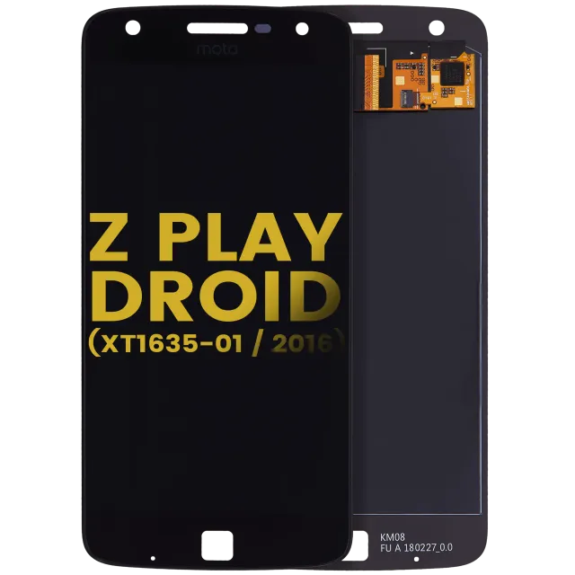 OLED displej bez rámečku pro Motorola Moto Z Play Droid (XT1635 / 2016) (repasovaný) (černá)