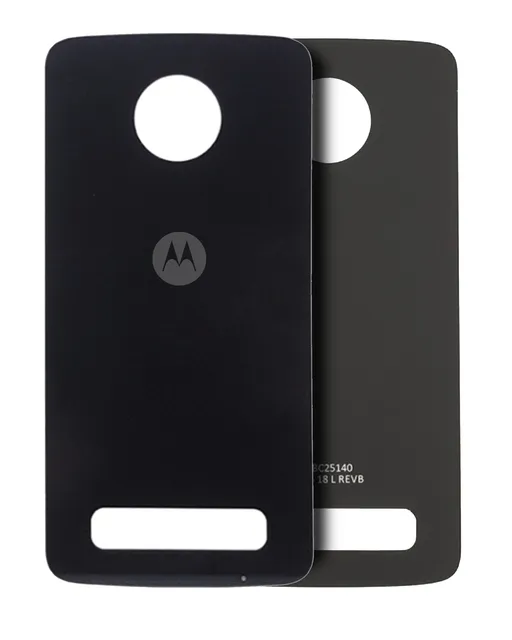 Zadní sklo pro Motorola Moto Z Play (XT1635-01 / 2016) (originál OEM) (černá)