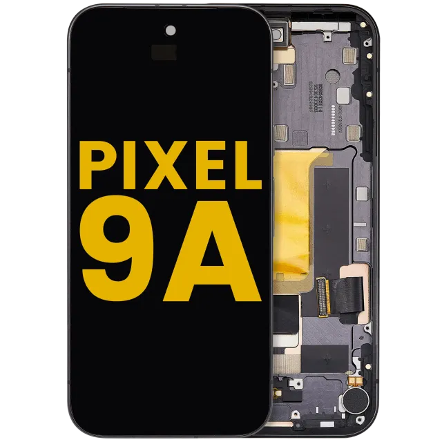 OLED displej s rámečkem (With Fingerprint Sensor) pro Google Pixel 9A (repasovaný) (Obsidian)
