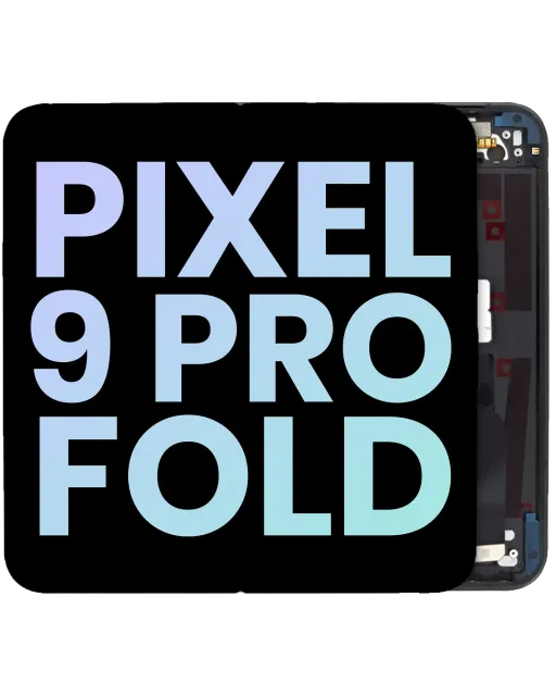 Vnitřní OLED displej s rámečkem pro Google Pixel 9 Pro Fold (originál OEM) (Carbon)