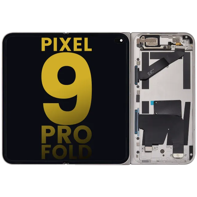 Vnitřní OLED s rámečkem pro Google Pixel 9 Pro Fold (repasovaný) (Porcelain)