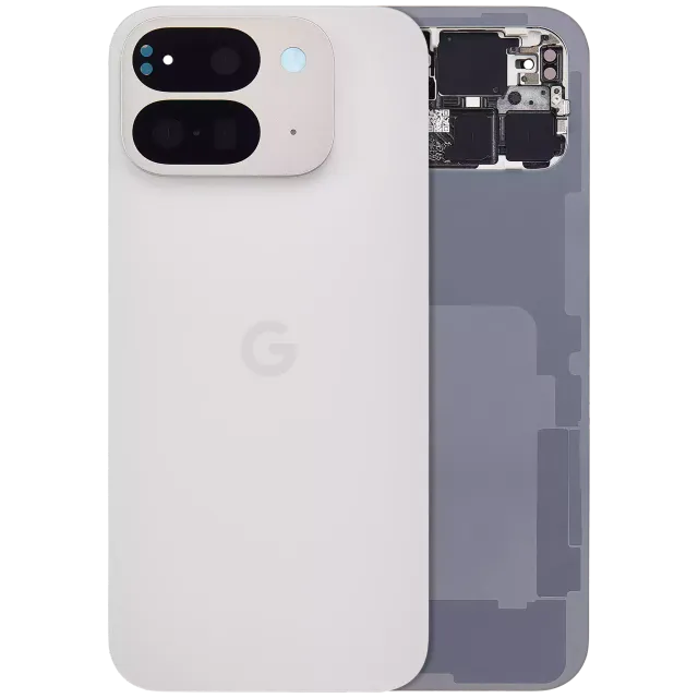 Zadní sklo pro Google Pixel 9 Pro Fold (originál z vyřazeného zařízení, stav A) (Porcelain)