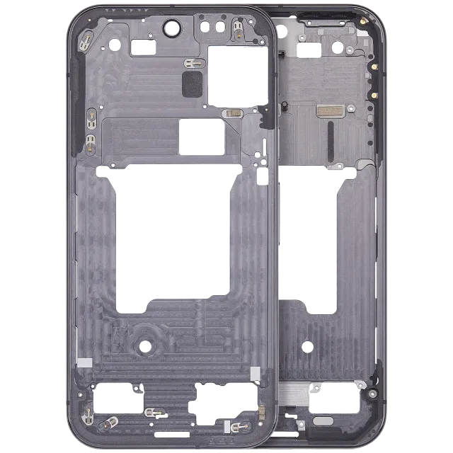 Střední rám (housing) pro Google Pixel 9 Pro (US verze) (Obsidian)