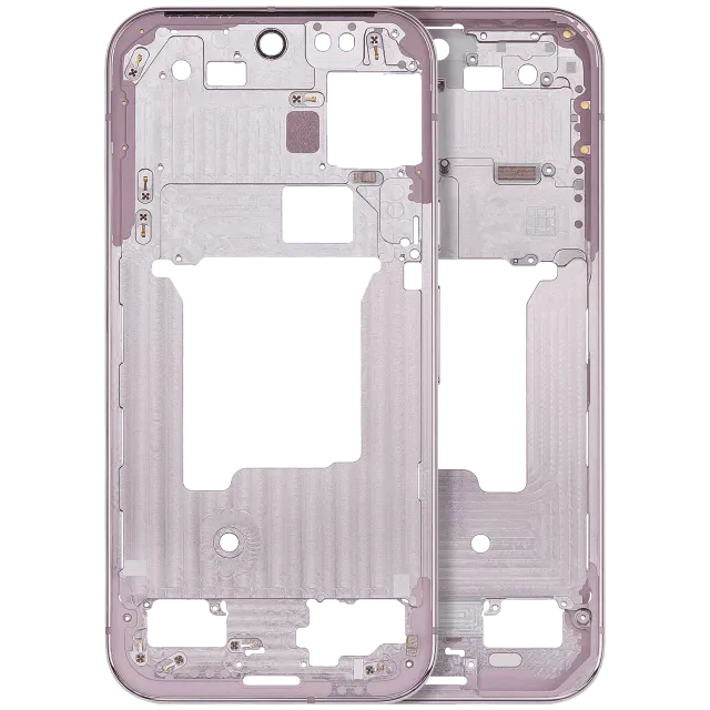 Střední rám (housing) pro Google Pixel 9 Pro (US verze) (Rose Quartz)
