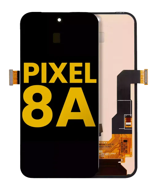 OLED displej bez rámečku (Without Fingerprint Sensor) pro Google Pixel 8A (repasovaný) (všechny barvy)