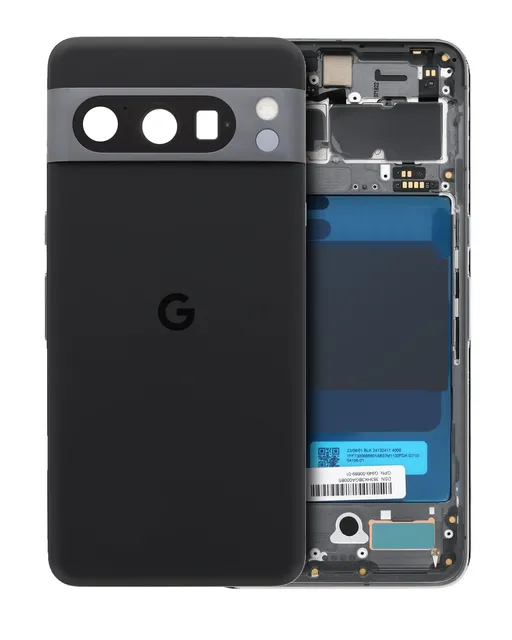 Zadní kryt (housing) pro Google Pixel 8 Pro (originál OEM) (Obsidian)