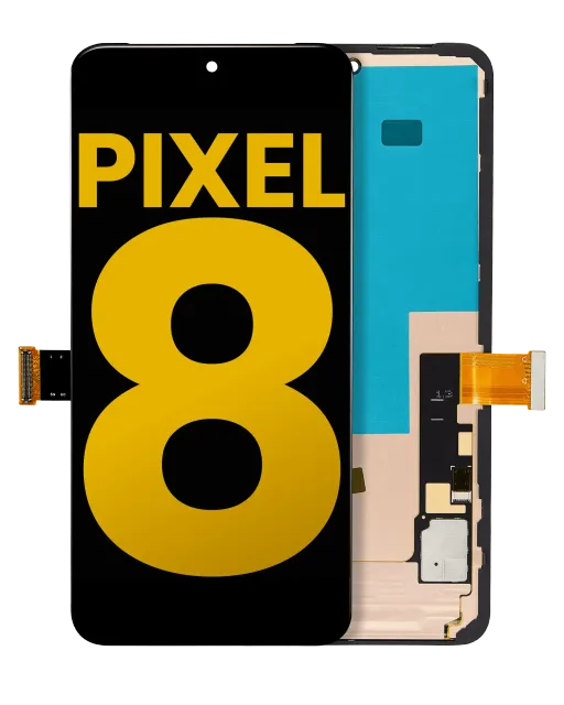 OLED displej s rámečkem (Without Fingerprint Sensor) pro Google Pixel 8 (repasovaný) (všechny barvy)