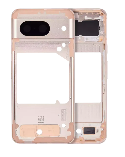 Střední rám (housing) pro Google Pixel 8 (Rose)