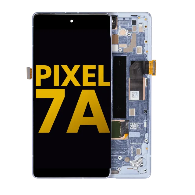 OLED displej s rámečkem (With Fingerprint Sensor) pro Google Pixel 7a 5G (repasovaný) (Sea)