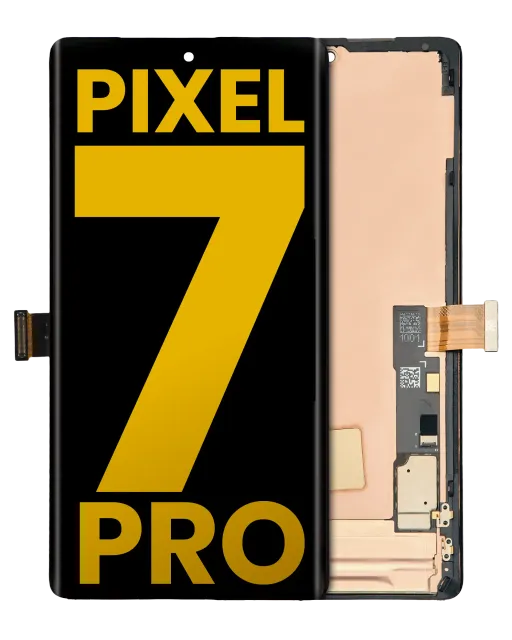 OLED displej s rámečkem (Without Fingerprint Sensor) pro Google Pixel 7 Pro (repasovaný) (všechny barvy)