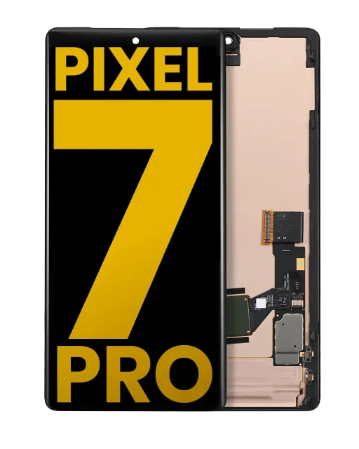 OLED displej s rámečkem (With Fingerprint Sensor) pro Google Pixel 7 Pro (repasovaný) (všechny barvy)