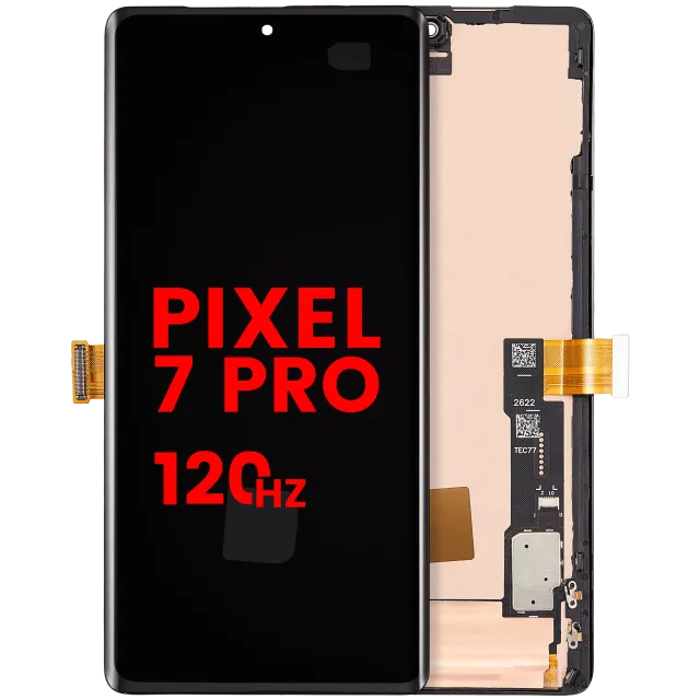 OLED displej s rámečkem (Without Fingerprint Sensor) pro Google Pixel 7 Pro (Aftermarket Plus / 120HZ) (všechny barvy)