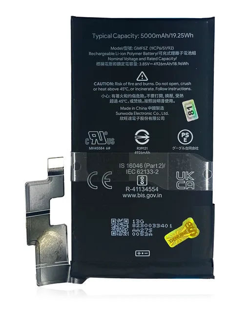 Baterie pro Google Pixel 7 Pro (GMF5Z) (originál OEM)