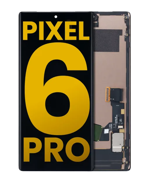 OLED displej s rámečkem (With Fingerprint Sensor) pro Google Pixel 6 Pro (repasovaný) (všechny barvy)