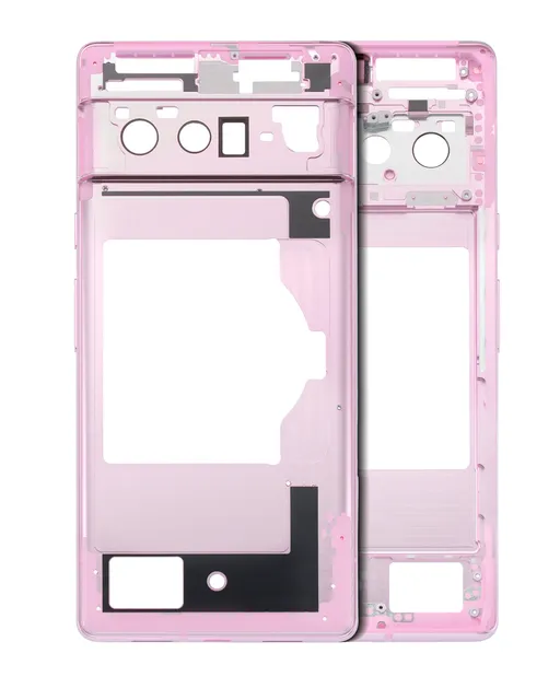Střední rám (housing) pro Google Pixel 6 Pro (Rose Quartz)