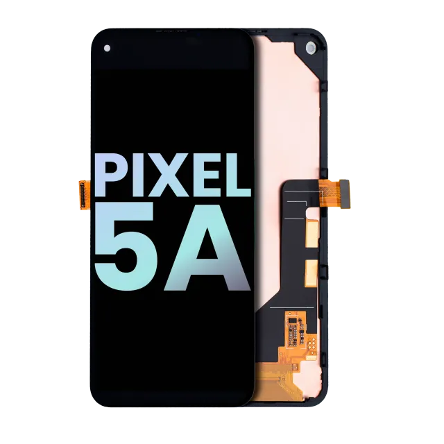 OLED displej s rámečkem pro Google Pixel 5A 5G (originál OEM) (černá)