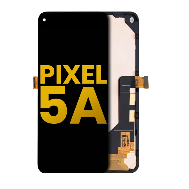OLED displej s rámečkem pro Google Pixel 5A 5G (repasovaný) (černá)