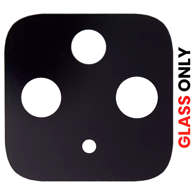 Sklíčko zadní kamery (jen sklo) s lepením pro Google Pixel 4A 5G (Aftermarket Plus)
