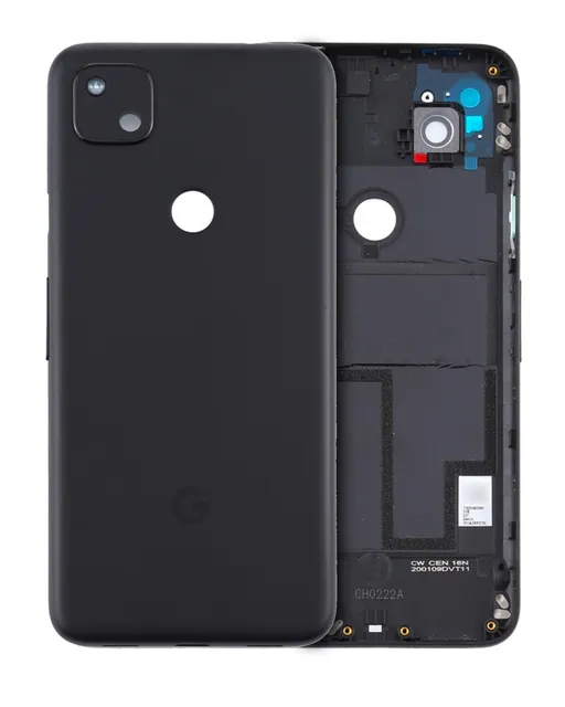Zadní sklo pro Google Pixel 4a (originál OEM) (Just Black)