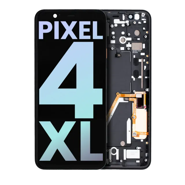 OLED displej s rámečkem pro Google Pixel 4 XL (originál OEM) (Oh So Orange Power Button)