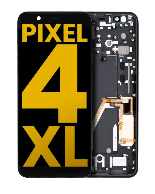 OLED displej s rámečkem pro Google Pixel 4 XL (repasovaný) (Oh So Orange Power Button)