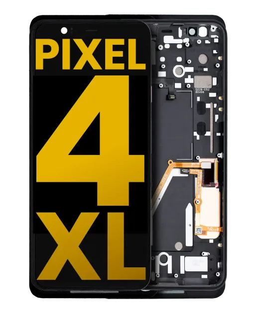 OLED displej s rámečkem pro Google Pixel 4 XL (repasovaný) (Pink Power Button)