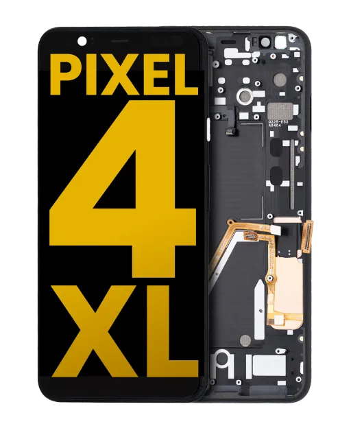 OLED displej s rámečkem pro Google Pixel 4 XL (repasovaný) (Clearly White Power Button)
