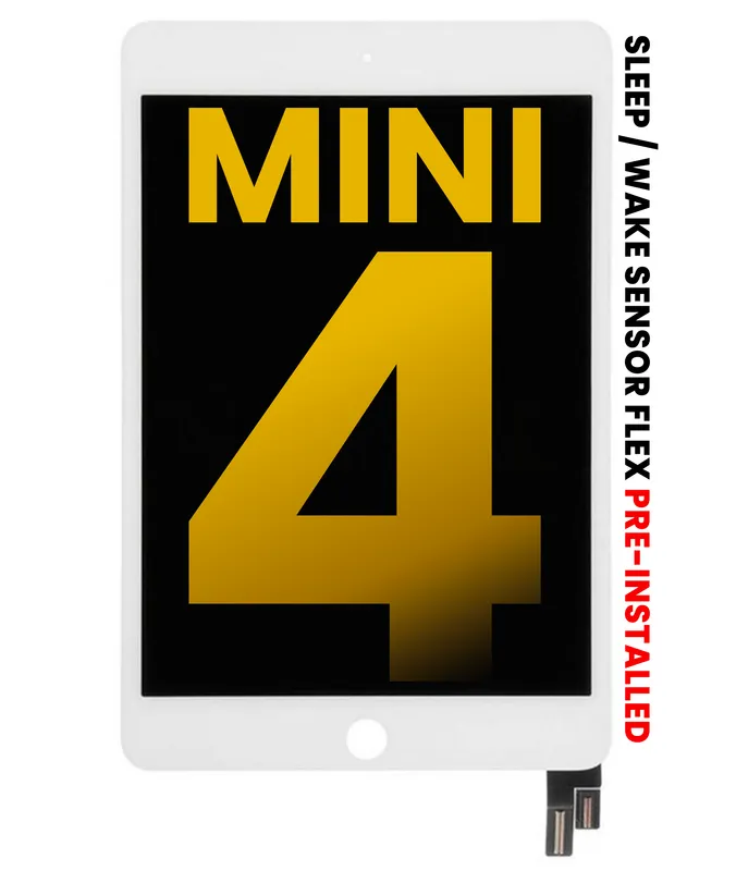 LCD displej s dotykovou vrstvou pro iPad mini 4 (repasovaný) (bílá)