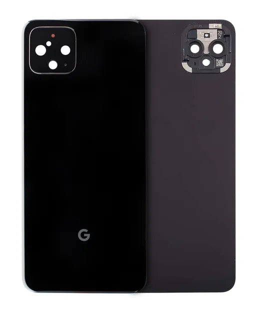 Zadní sklo pro Google Pixel 4 (originál OEM) (Just Black)