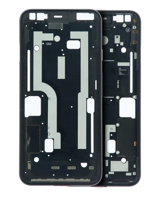 Střední rám (housing) pro Google Pixel 4 (Clearly White Power Button)