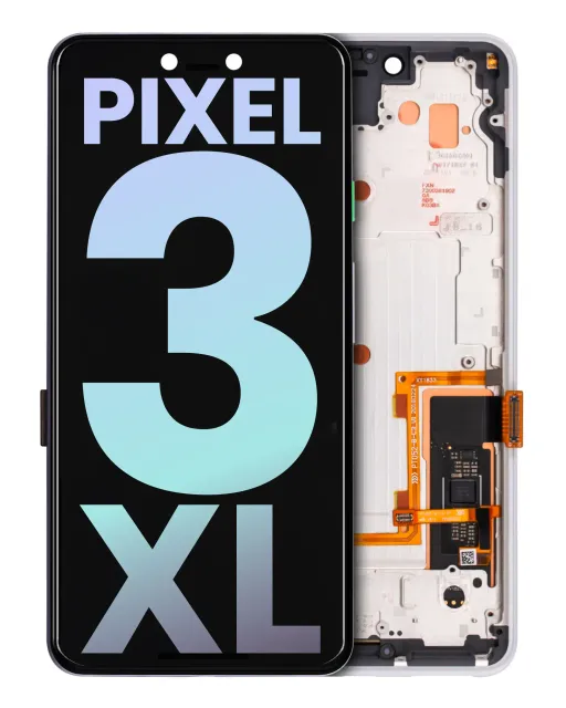 OLED displej s rámečkem pro Google Pixel 3 XL (originál OEM) (Clearly White)