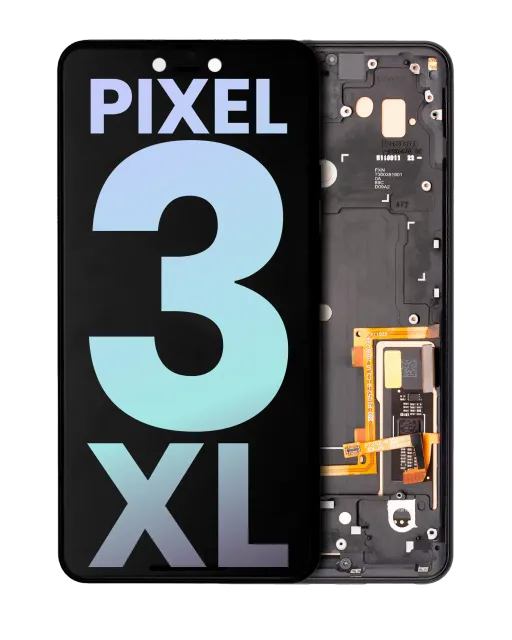 OLED displej s rámečkem pro Google Pixel 3 XL (originál OEM) (Just Black)