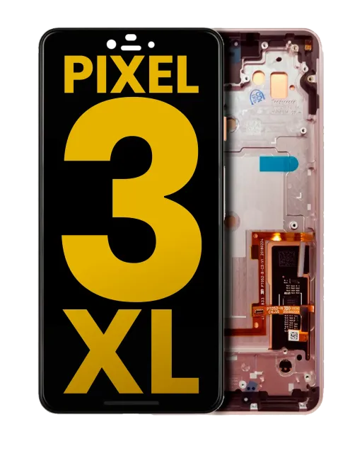 OLED displej s rámečkem pro Google Pixel 3 XL (repasovaný) (růžová)