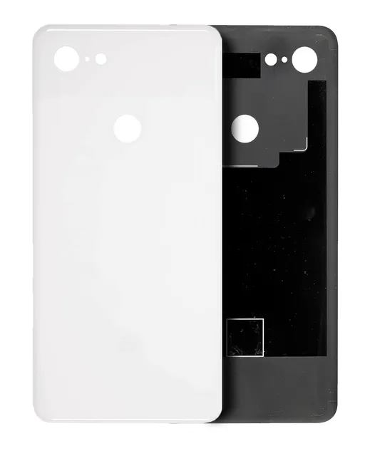 Zadní sklo pro Google Pixel 3 XL (originál OEM) (Clearly White)