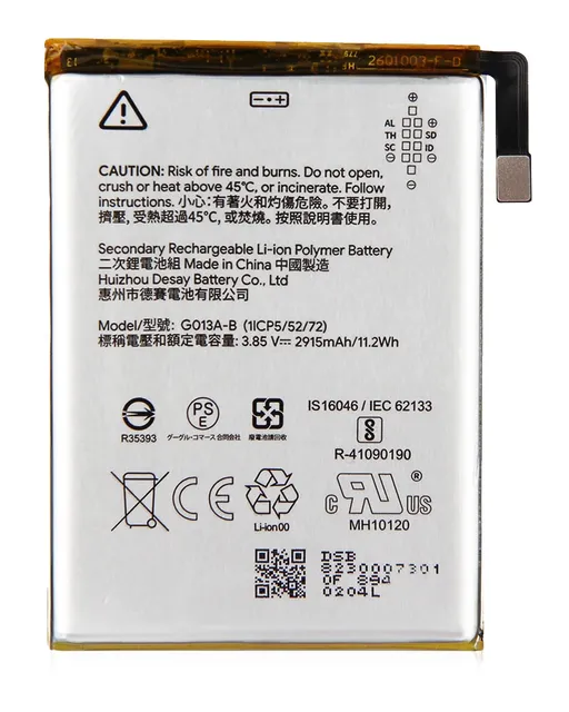 Baterie pro Google Pixel 3 (G013A-B) (originál OEM)