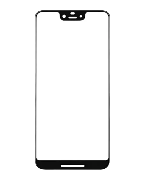 Přední kryt sklo pro Google Pixel 3 XL (černá)
