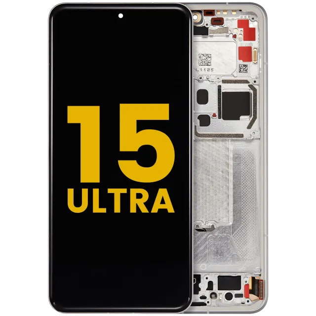 OLED displej s rámečkem pro Xiaomi 15 Ultra (repasovaný) (bílá)