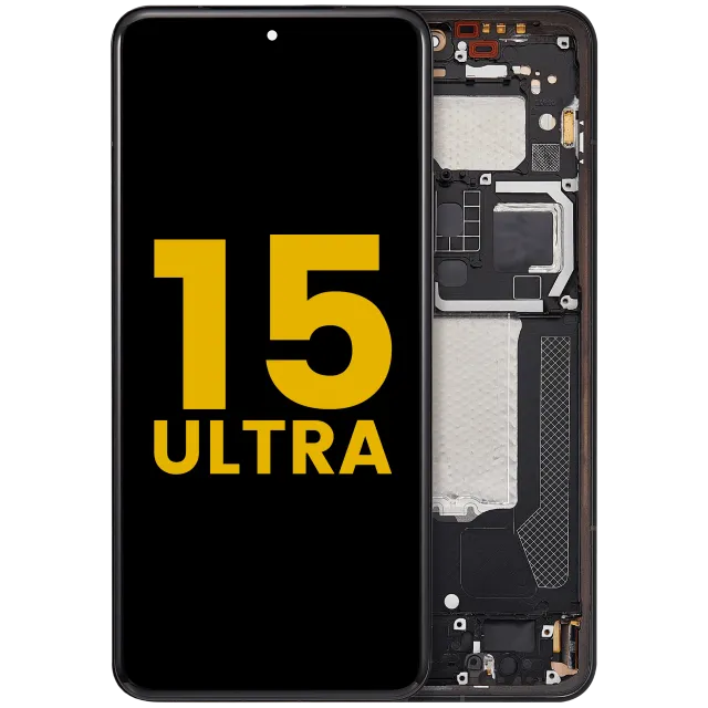 OLED displej s rámečkem pro Xiaomi 15 Ultra (repasovaný) (černá)