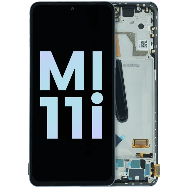 OLED displej s rámečkem pro Xiaomi Mi 11i 5G (Service Pack) (modrá)